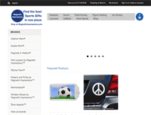 Tablet Screenshot of magneticimpressions.com